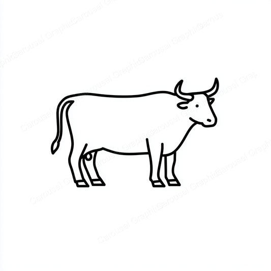 Ox Vector Graphic preview