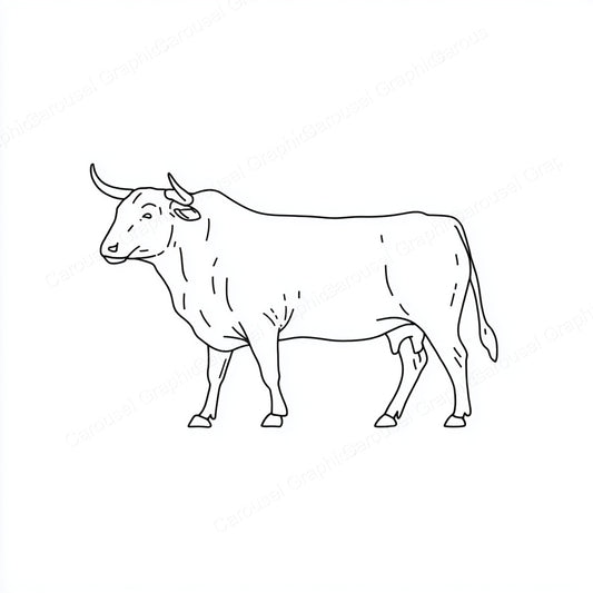 Ox Vector Graphic preview