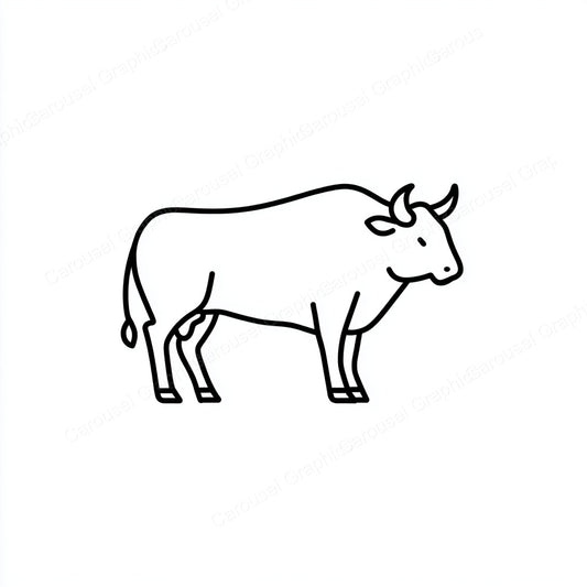 Ox Vector Graphic preview