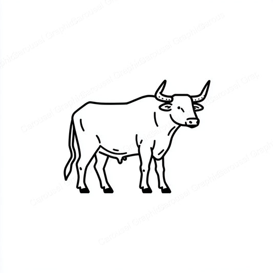 Ox Vector Graphic preview