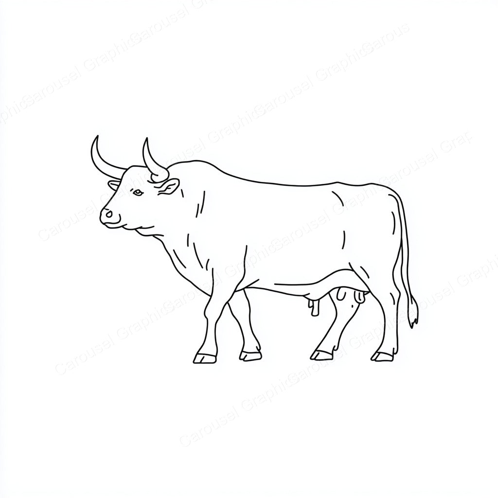 Ox Vector Graphic preview