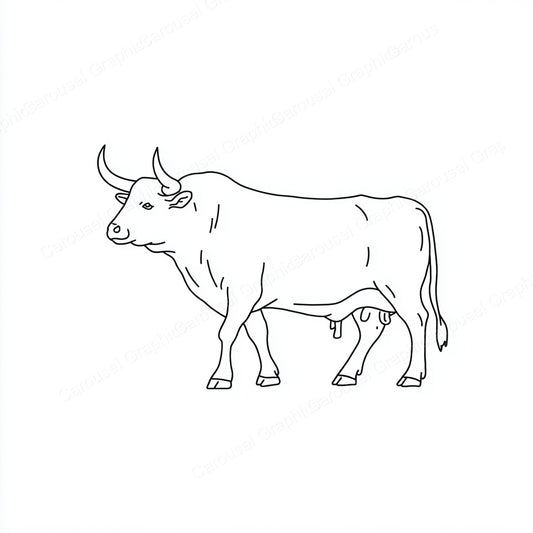 Ox Vector Graphic preview
