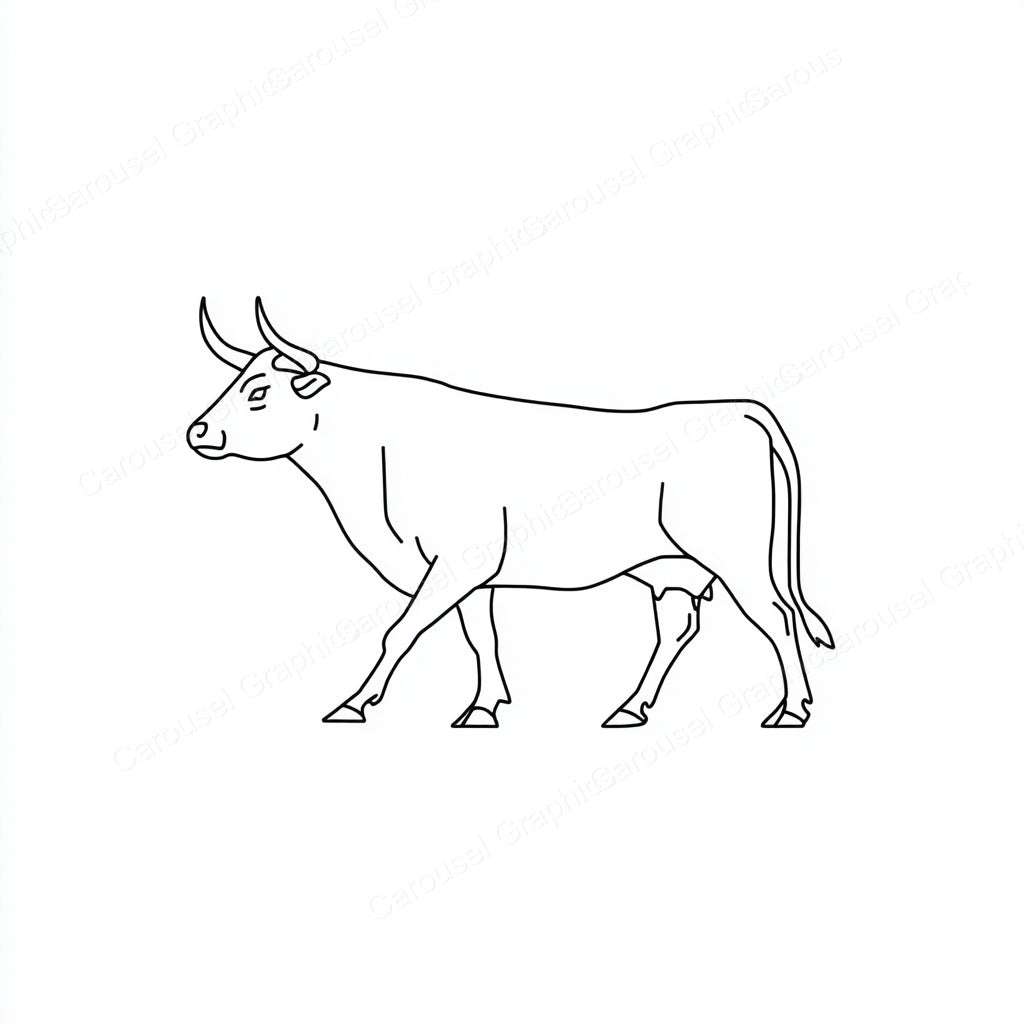 Ox Vector Graphic preview
