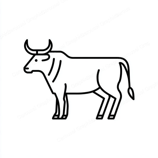 Ox Vector Graphic preview