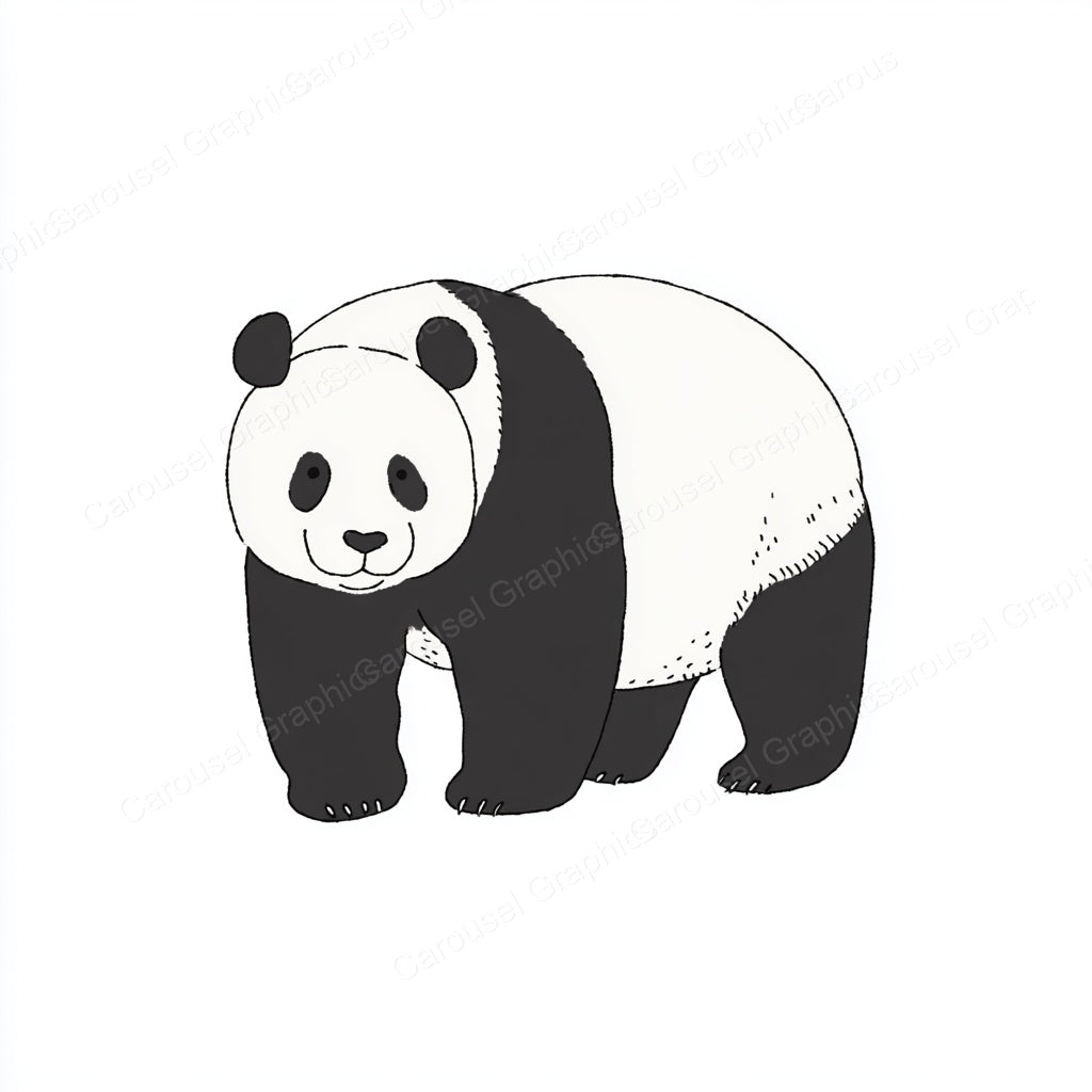 Panda Vector Graphic preview