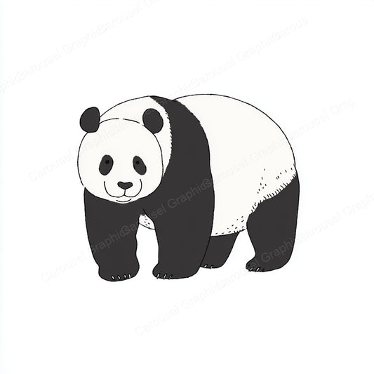 Panda Vector Graphic preview
