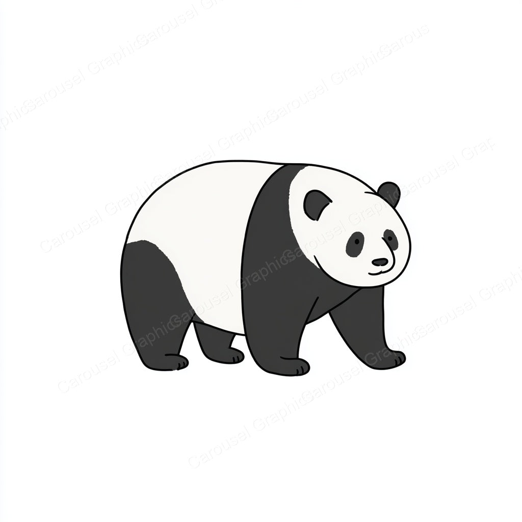 Panda Vector Graphic preview