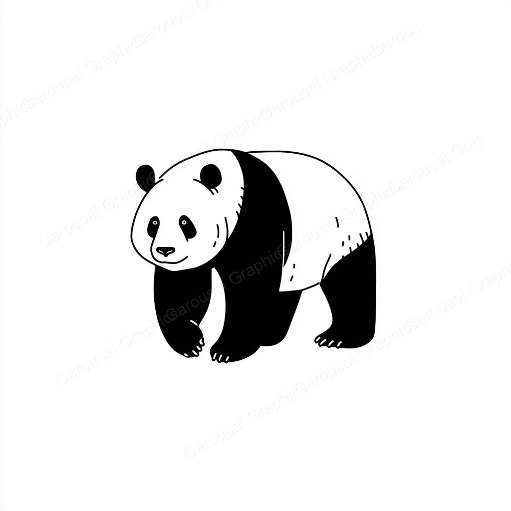 Panda Vector Graphic preview