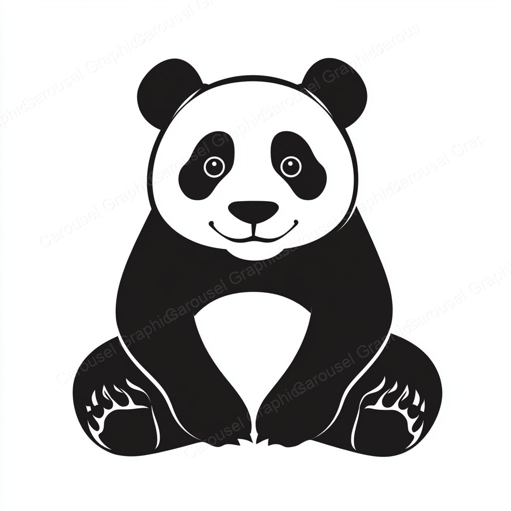 Panda Vector Graphic preview