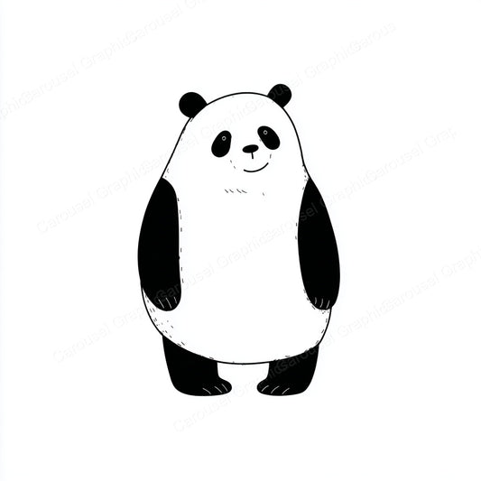 Panda Vector Graphic preview