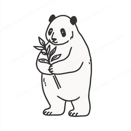 Panda Vector Graphic preview