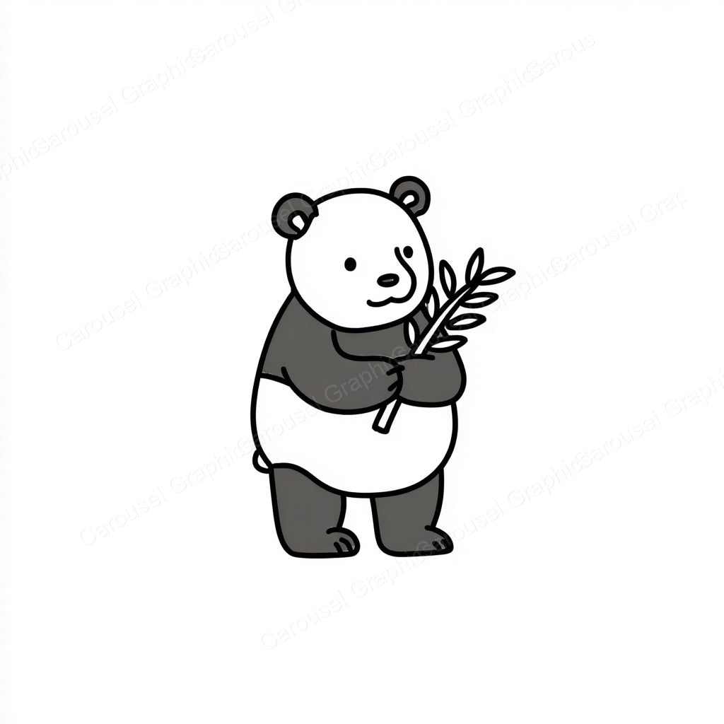 Panda Vector Graphic preview