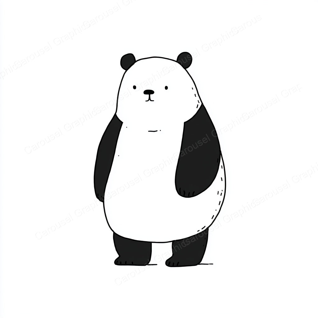 Panda Vector Graphic preview