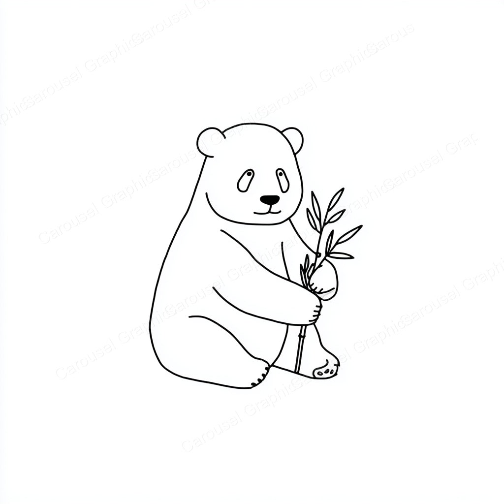 Panda Vector Graphic preview
