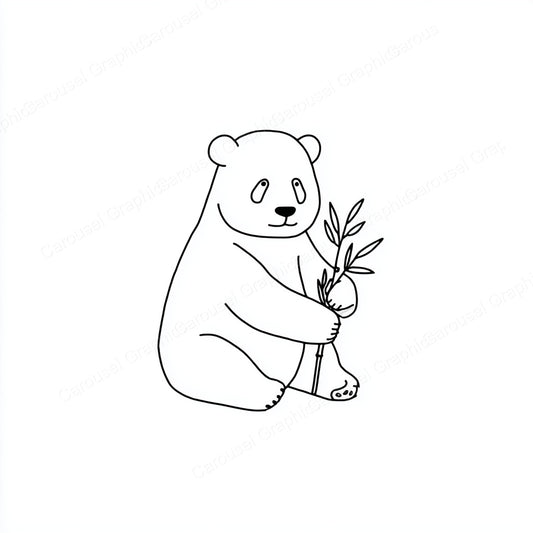 Panda Vector Graphic preview