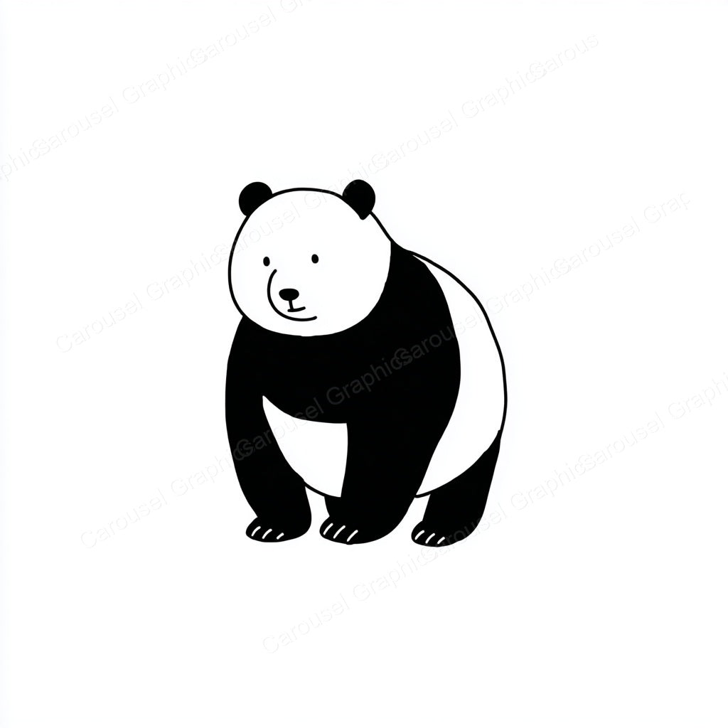 Panda Vector Graphic preview