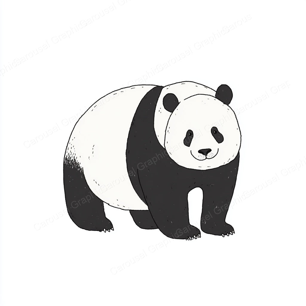 Panda Vector Graphic preview