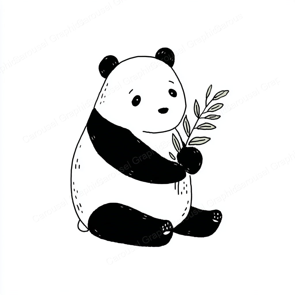 Panda Vector Graphic preview