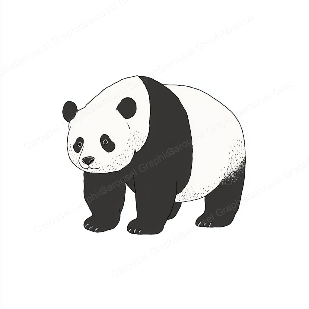 Panda Vector Graphic preview
