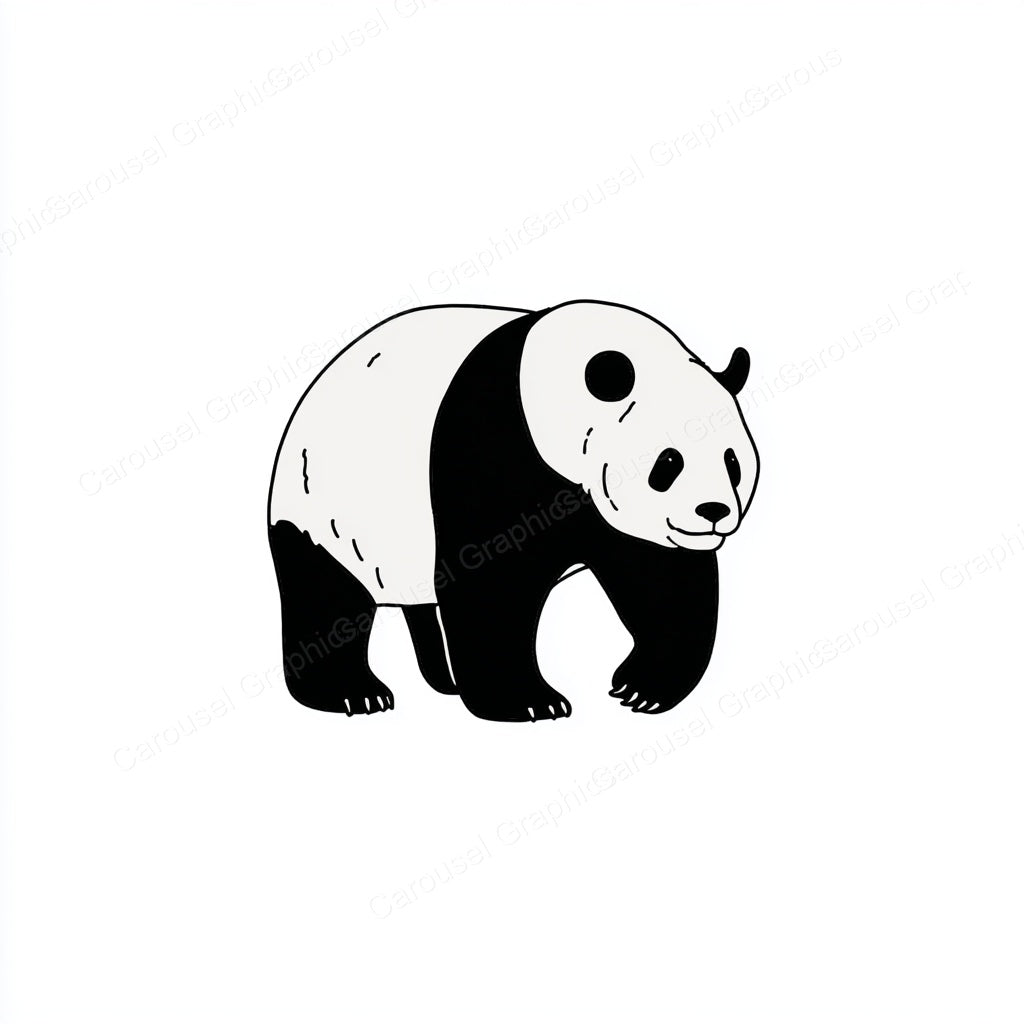 Panda Vector Graphic preview