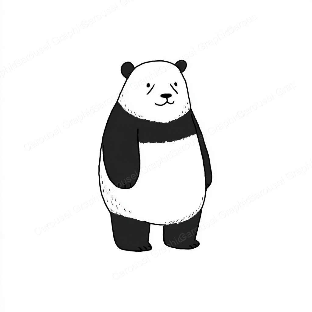 Panda Vector Graphic preview