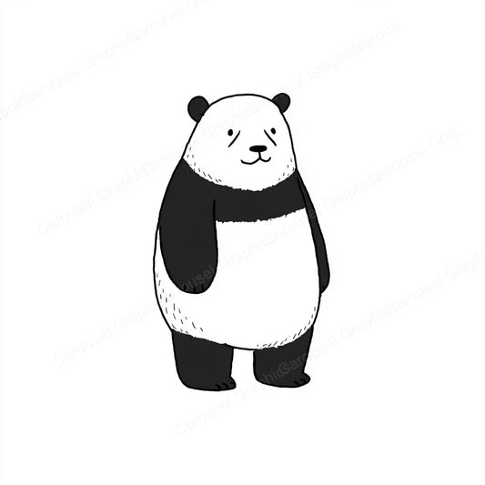 Panda Vector Graphic preview