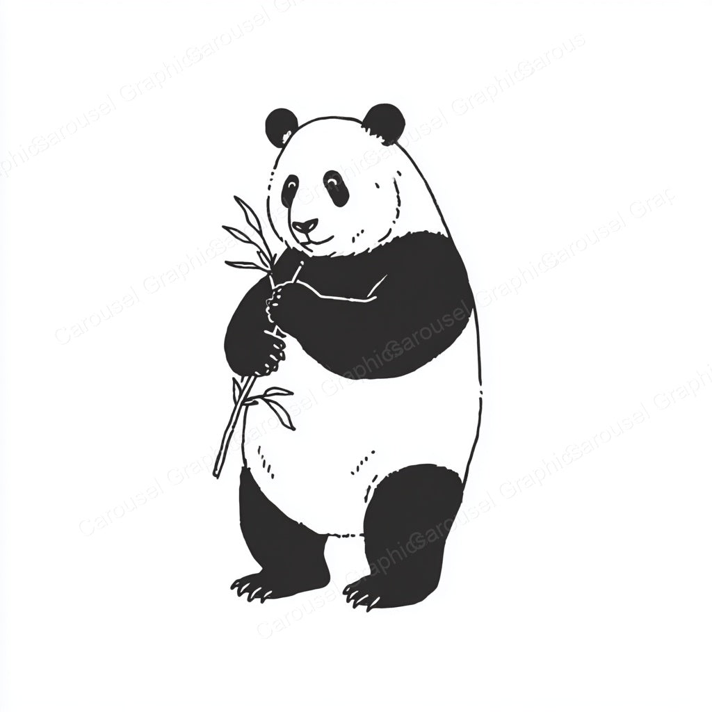 Panda Vector Graphic preview