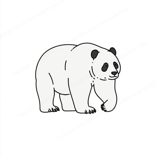 Panda Vector Graphic preview