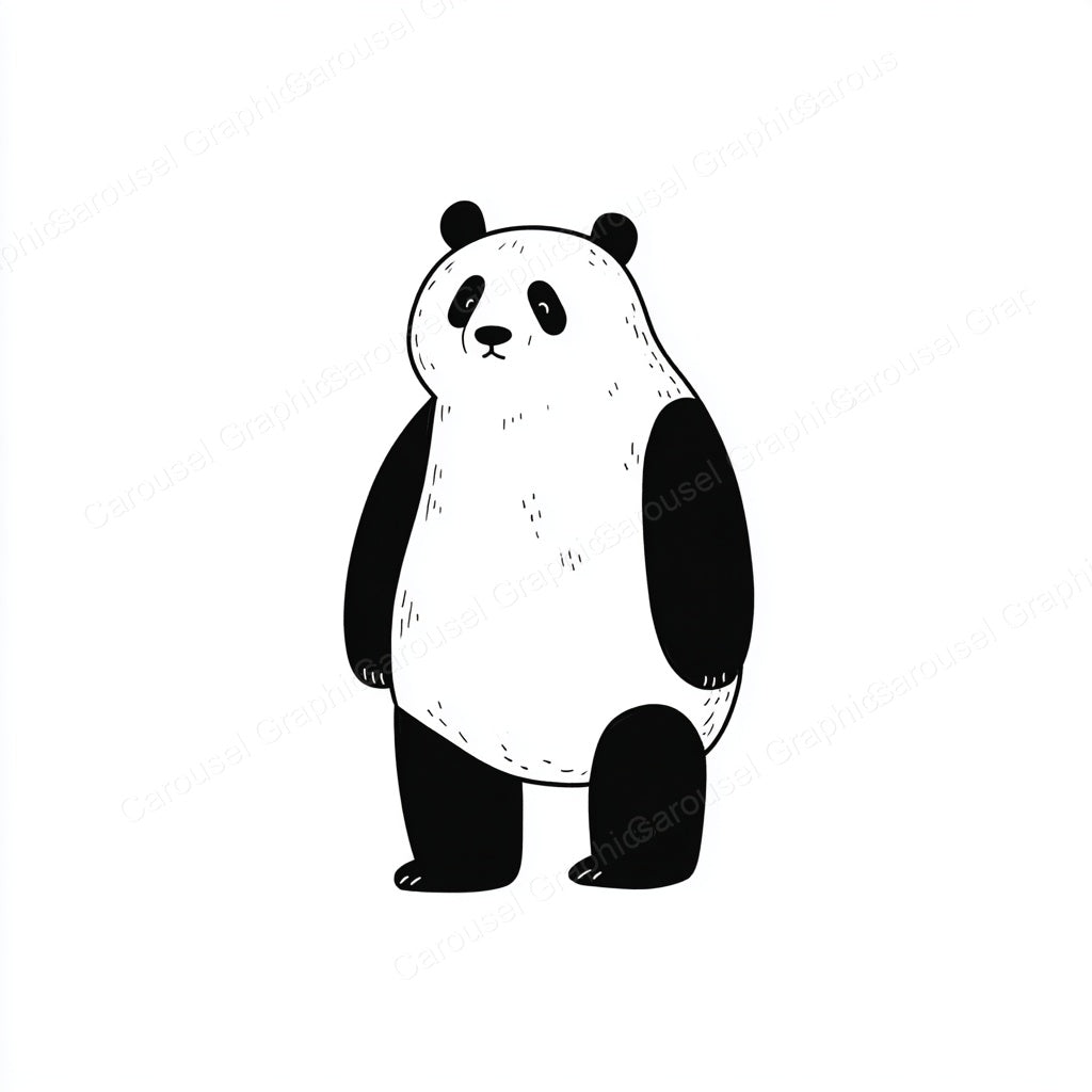 Panda Vector Graphic preview