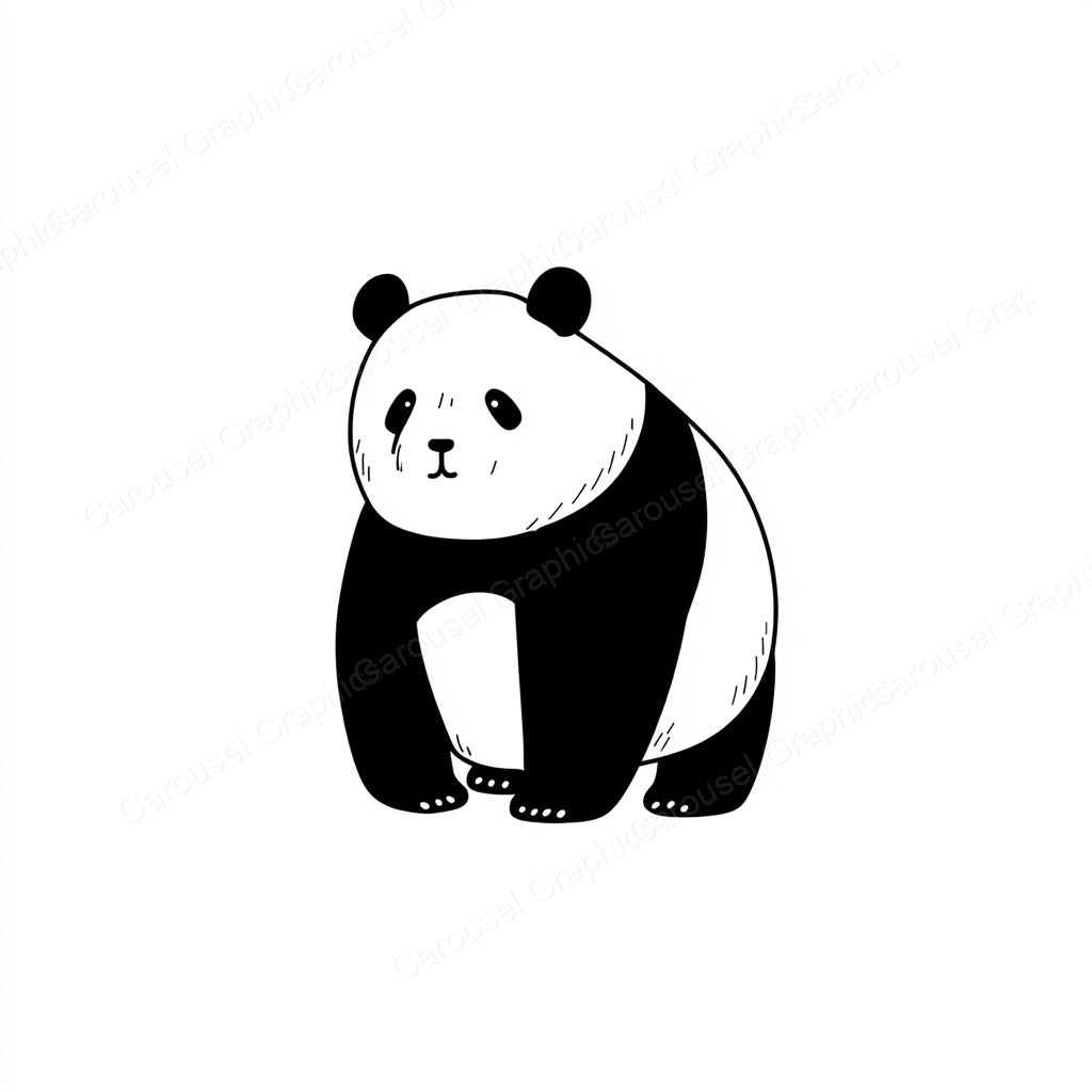 Panda Vector Graphic preview