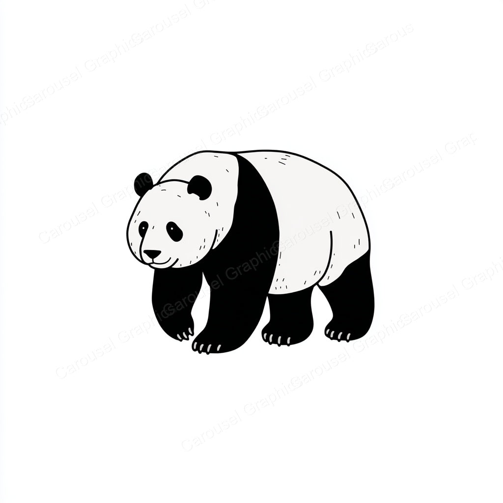 Panda Vector Graphic preview