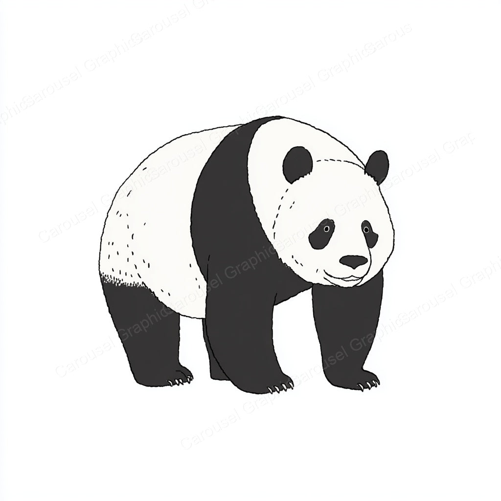 Panda Vector Graphic preview