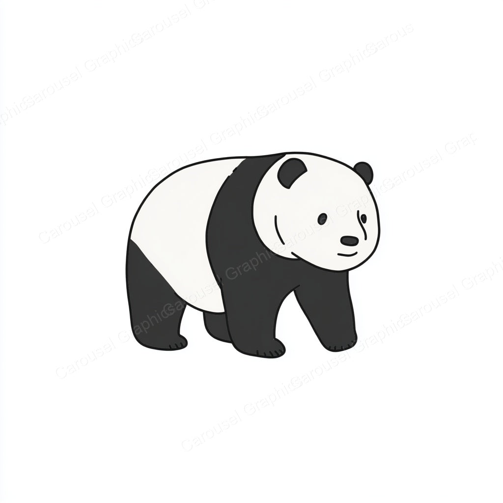 Panda Vector Graphic preview