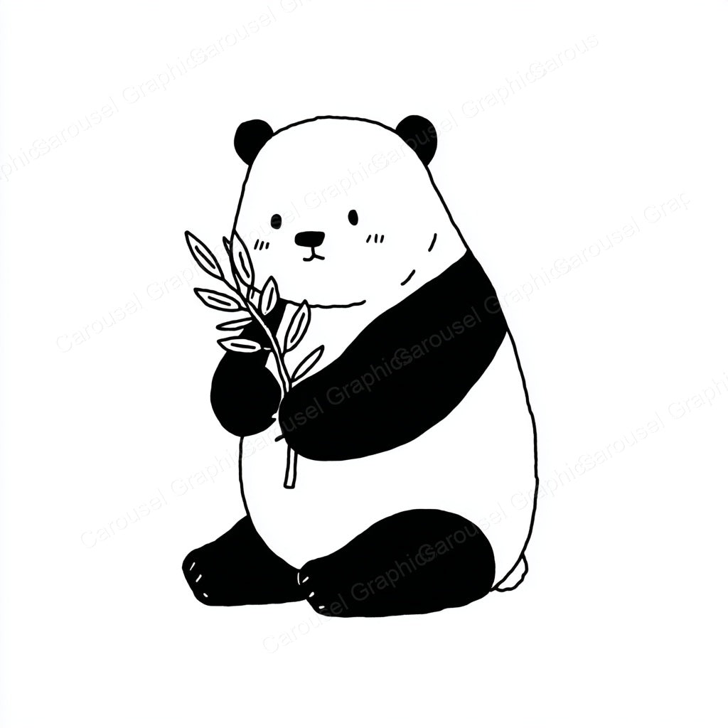 Panda Vector Graphic preview