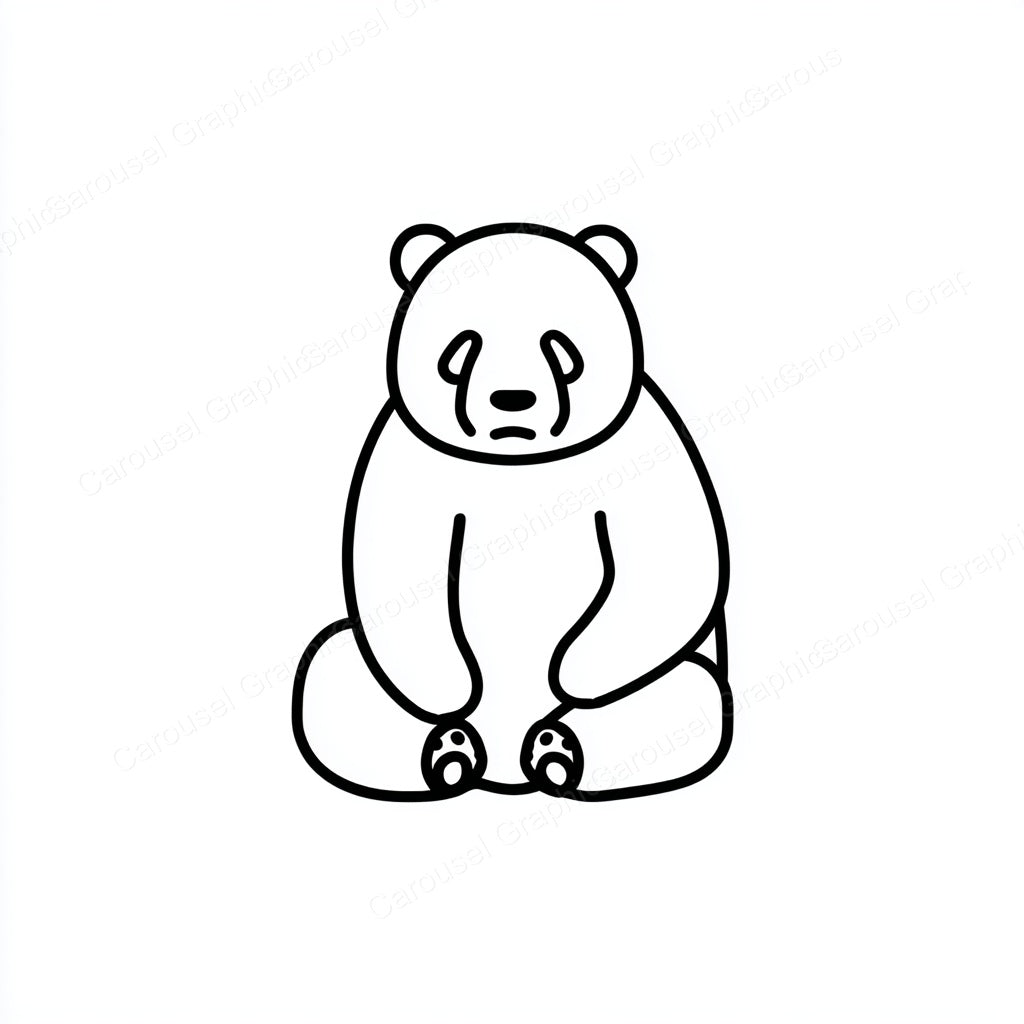 Panda Vector Graphic preview