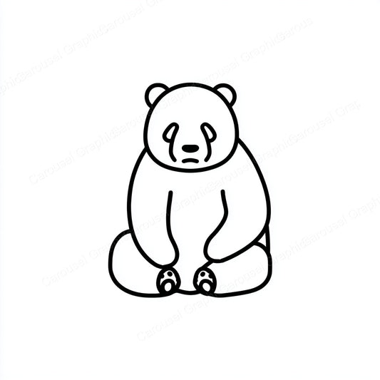 Panda Vector Graphic preview