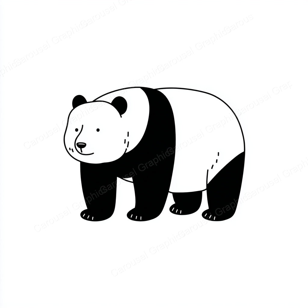 Panda Vector Graphic preview