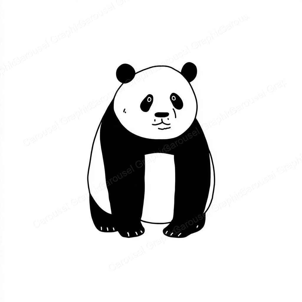 Panda Vector Graphic preview