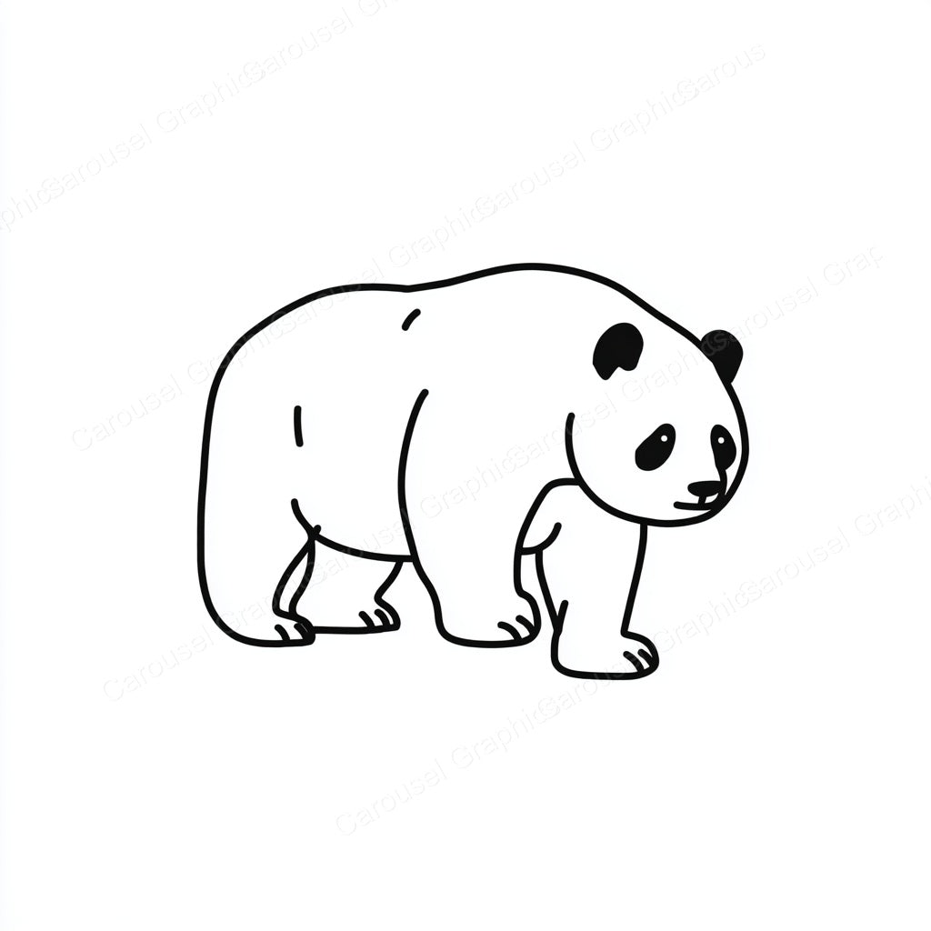 Panda Vector Graphic preview