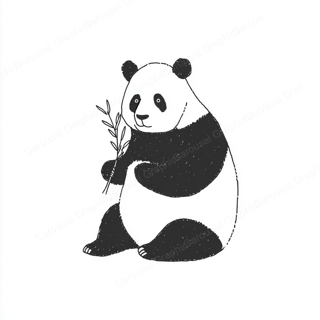 Panda Vector Graphic preview