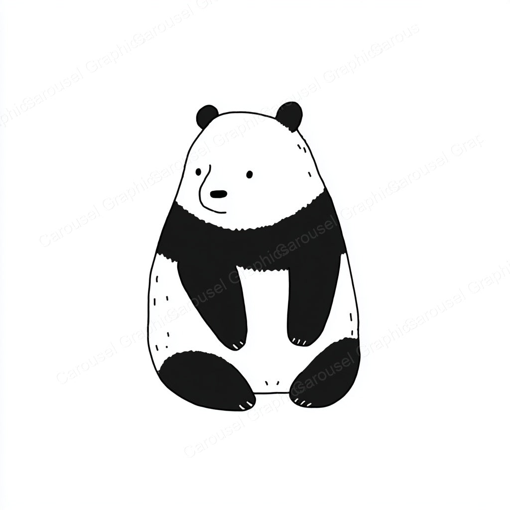 Panda Vector Graphic preview