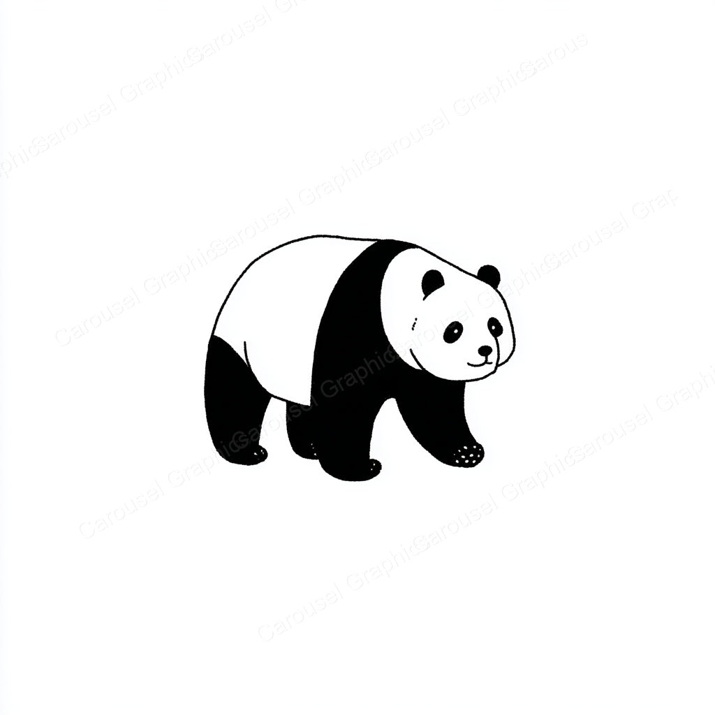 Panda Vector Graphic preview