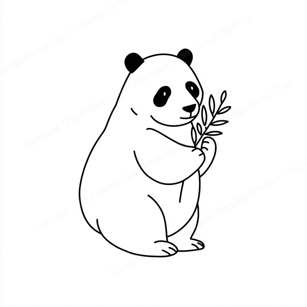 Panda Vector Graphic preview