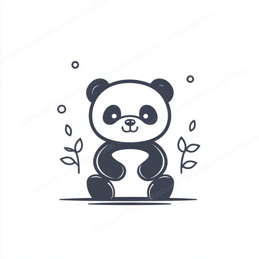 Panda Vector Graphic preview