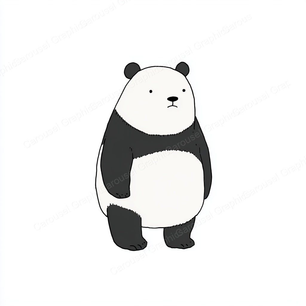 Panda Vector Graphic preview