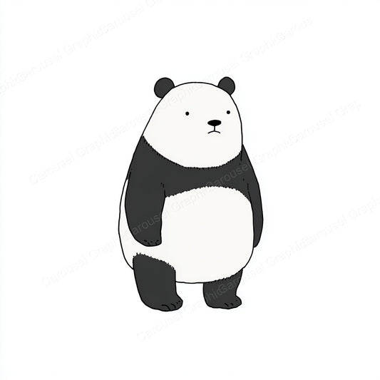 Panda Vector Graphic preview