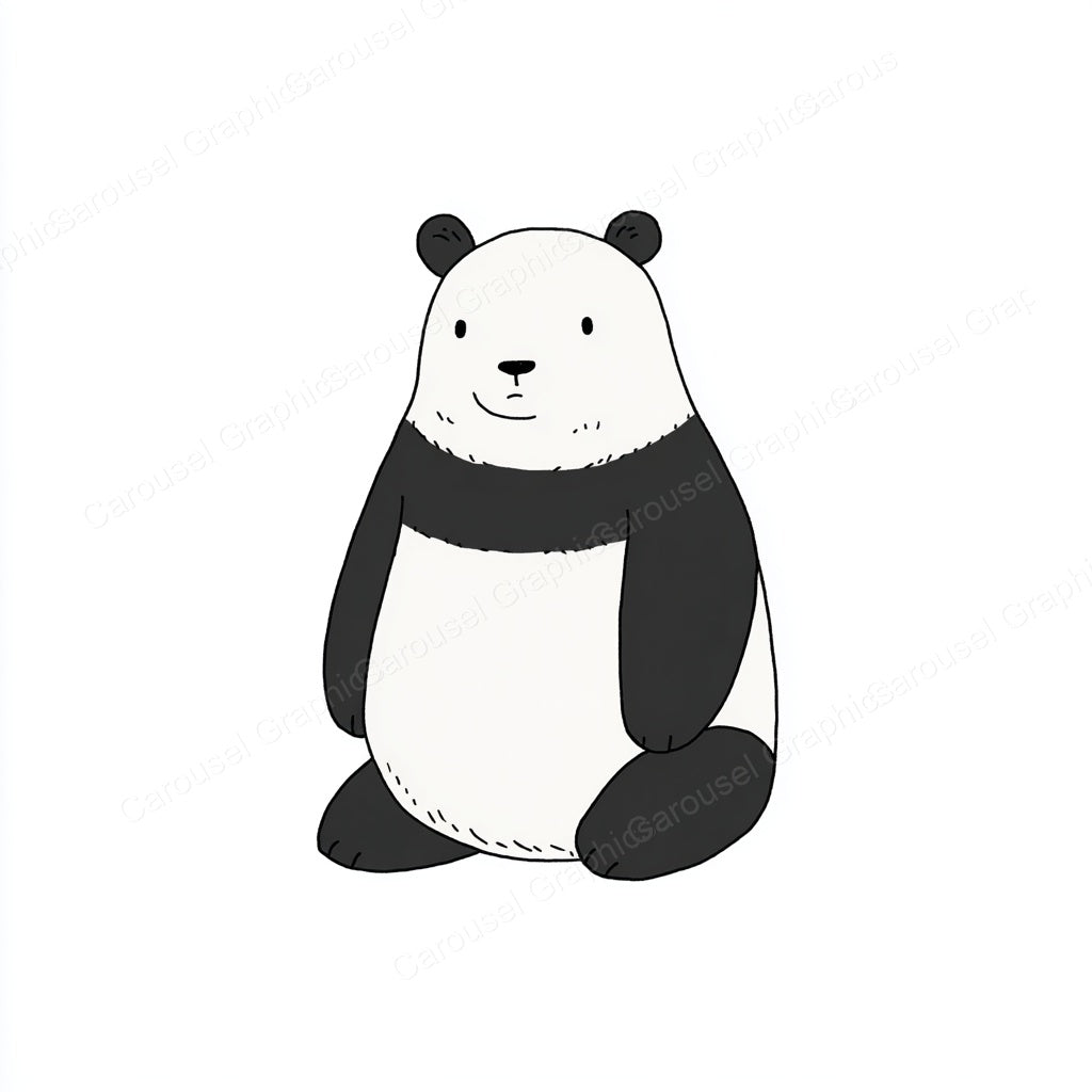 Panda Vector Graphic preview