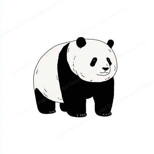 Panda Vector Graphic preview