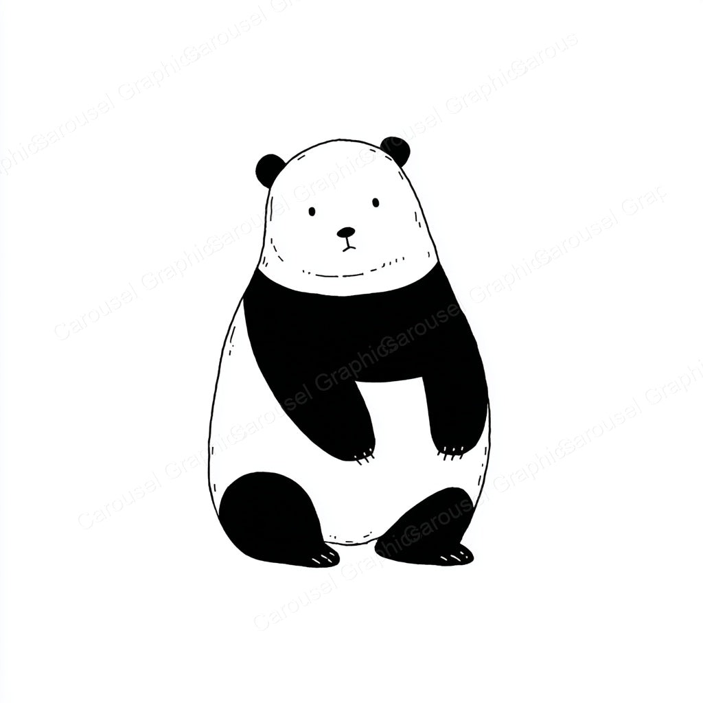 Panda Vector Graphic preview