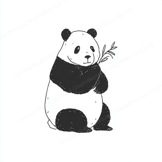 Panda Vector Graphic preview